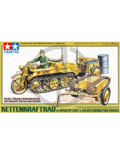 Kettenkraftrad w/ infantry cart and Goliath demolition...