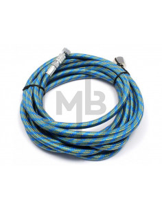 Tubo aria telato 3m con adattatore 1/4 e innesto rapido 1/8