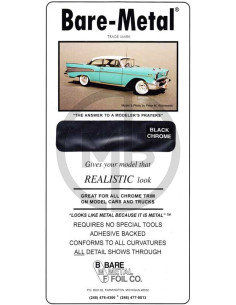 Bare-Metal Foil black chrome