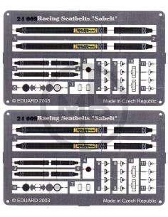 Cinture di sicurezza 4 punti Willans nere