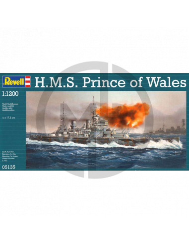 H.M.S. Prince of Wales scala 1/1200