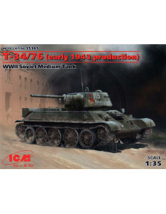 T-34/76 (early 1943 production), WWII Soviet Medium Tank
