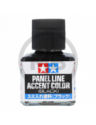 Panel line accent black