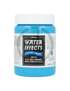 Effetto acqua blu mediterraneo