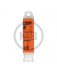 Punte elicoidali 0.80mm