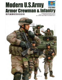 Modern U.S. army armor crewman & infantry