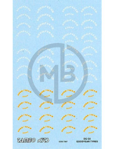 Decals generica Goodyear 1/43