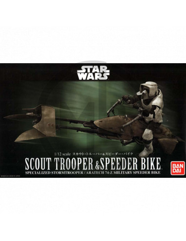 Scout trooper & Speeder Bike 1/12