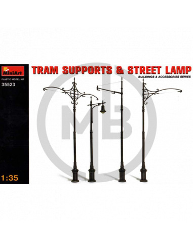 Supporti tram e lampioni stradali