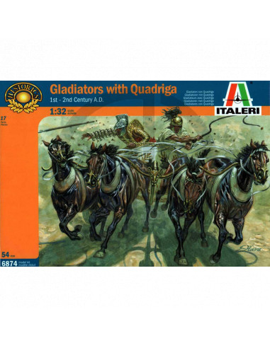 Gladiatori con quadriga
