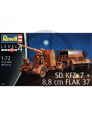 SD. KFZ. 7 + 8.8 cm FLAK