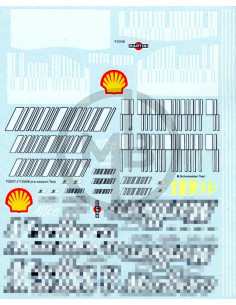 Loghi M######o e barcode Ferrari F2007/F2008