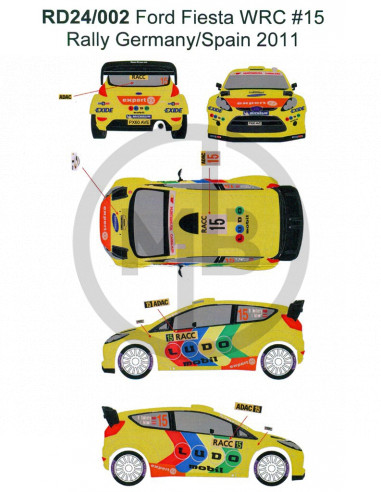 Ford Fiesta WRC Rally ADAC Deutschland/RACC Catalunya