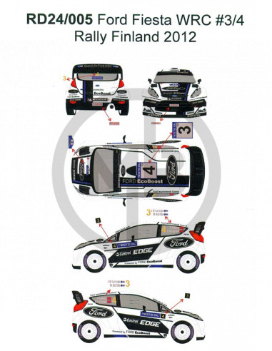 Ford Fiesta WRC Rally Finland 2012