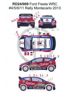 Ford Fiesta WRC Rally Montecarlo 2013