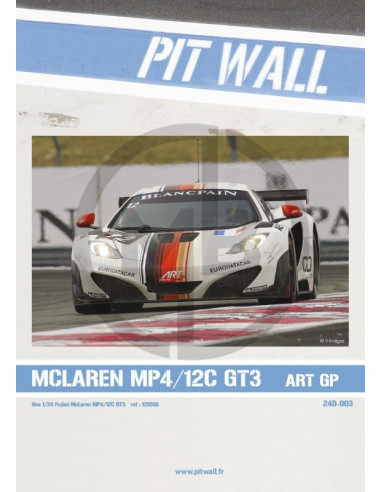 McLaren MP4/12C GT3 Art Gp