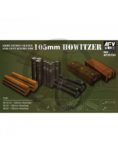 105mm Howitzer Ammo Crates and Containers
