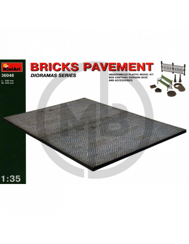 Bricks pavement