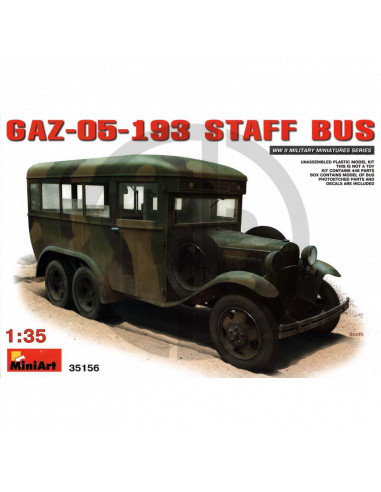 Russian Bus GAZ 05-193 Staff Bus