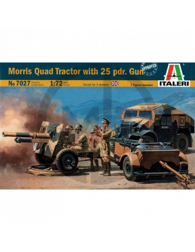 Morris Quad Tractor with 25 Pdr. Gun