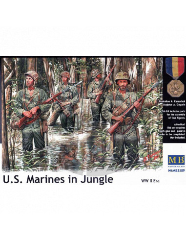U.S. Marines in Jungla WWII