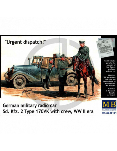 German military radio car WWII