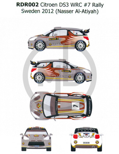 Citroen DS3 WRC Rally Svezia 2012